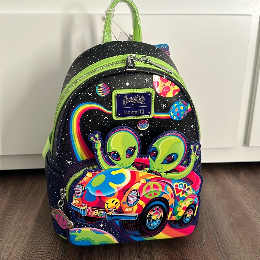 Loungefly Lisa Frank Zoomer & Zorbit Aliens